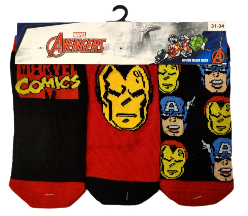 Avengers 3er Set Socken